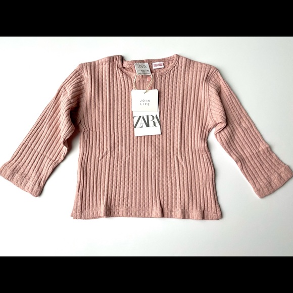 Zara Snap Button Ribbed Shirt - Picture 4 of 6